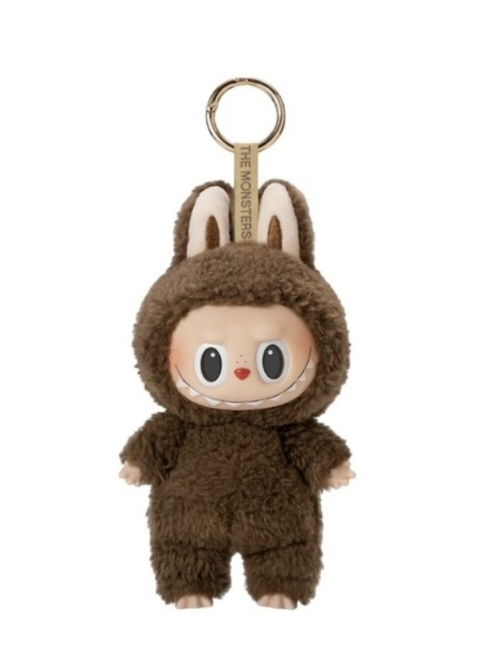 The Monsters Exciting Macaron Keychain Pendant - Secret Labubu Chestnut Cocoa
